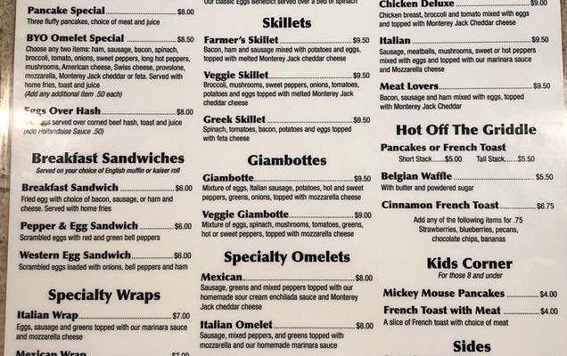 Debbie’s Cafe menu 3