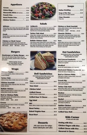 Debbie’s Cafe menu 2